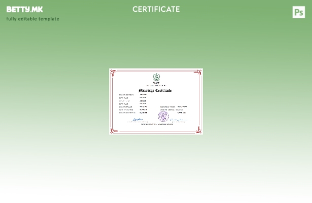 Модерен стил пакистански брачен шаблон Шаблон за Word и PDF